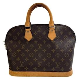 Louis Vuitton-Louis Vuitton Monogram Alma Handbag-Brown,Other,Monogram
