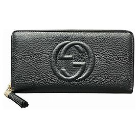 Billetera bi-fold Gucci Soho Negro