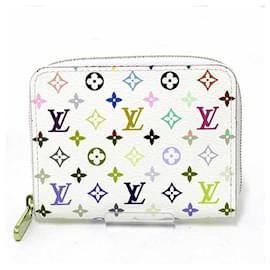 Louis Vuitton-Louis Vuitton Zippy Coin Purse Case-White,Multiple colors