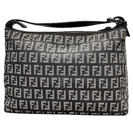 Fendi-Sac à main Fendi Zucca-Marron