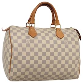 Louis Vuitton-LOUIS VUITTON Damier Azur Speedy 30 Hand Bag N41533 LV Auth PP510-Other