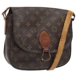 LOUIS VUITTON Monogram Monogram Saint Cloud GM Shoulder Bag M51242 Auth 122628 Monogram
