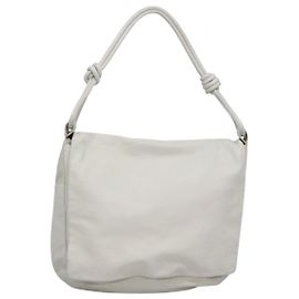 Borsa a Spalla LOEWE in Pelle Bianca e Oro Auth bs25892 Bianco D'oro