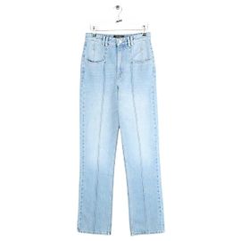 Isabel Marant Jeans rectos de algodón azul Azul