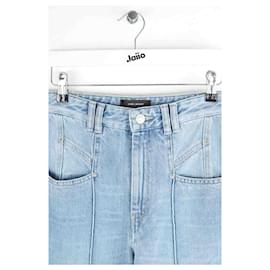 Isabel Marant-Straight cotton jeans-Blue