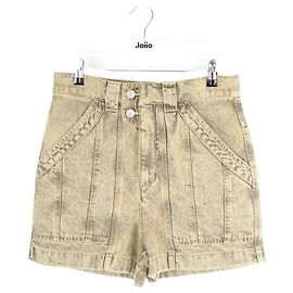 Isabel Marant Etoile Short en coton jaune Jaune