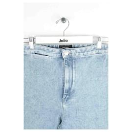 Isabel Marant-Cotton slim jeans-Blue