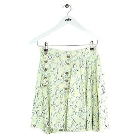 Olympia Le Tan Yellow mini skirt Yellow
