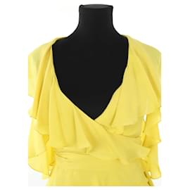 Elie Saab-Silk top-Yellow