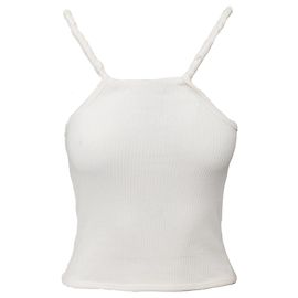 Top sin mangas Alexander McQueen Blanco