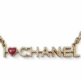 Chanel-Chanel Gold Plated Pendant Necklace-Golden