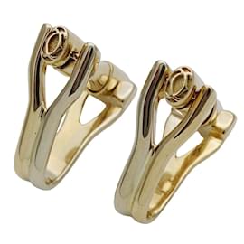 Cartier-Cartier 18K Gold Cufflinks-Golden