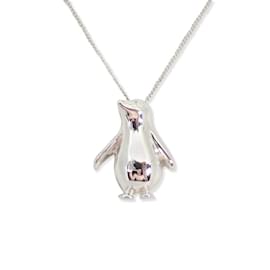 Tiffany & Co-Tiffany 925 Penguin Pendant Necklace-Other