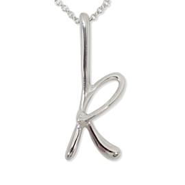 Tiffany & Co-Tiffany 925 Initial K Pendant Necklace-Other