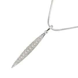Tiffany & Co-Tiffany & Co. Feather Diamond Necklace-Other
