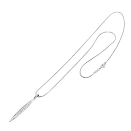 Tiffany & Co-Tiffany & Co. Feather Diamond Necklace-Other