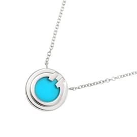 Tiffany & Co-Tiffany & Co. T Circle Turquoise Necklace-Other