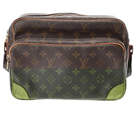 Louis Vuitton-Sac à épaule Louis Vuitton Monogram Nile Marron-Marron