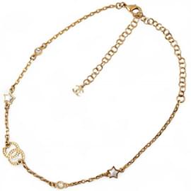 Chanel-Chanel Gold Plated Pendant Necklace-Golden
