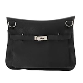 Hermès-Sac à épaule Hermes Jypsiere 34 Noir-Noir