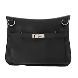 Hermès-Hermes Jypsiere 34 Black Shoulder Bag-Black