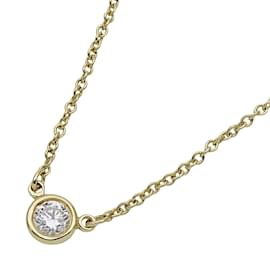 Tiffany & Co-Tiffany & Co. 18K Yellow Gold Diamond Necklace-Golden