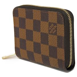 Louis Vuitton-Louis Vuitton Damier Ebene Coin Purse-Brown,Damier ebene