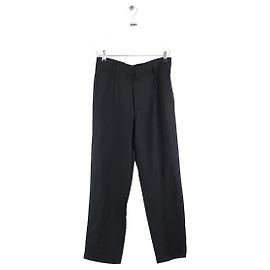 Forte Forte Schwarze gerade Hosen Schwarz