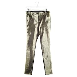 DMN-Straight cotton pants-Golden