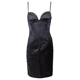 Saint Laurent-Yves Saint Laurent Mini Dress-Black