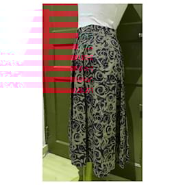 Agnès b.-Skirts-Black,Red