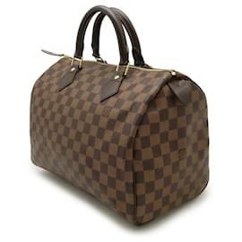 Louis Vuitton-Sac à main Louis Vuitton Speedy 30 Damier-Marron