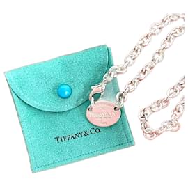Tiffany & Co-Tiffany & Co. Return to Tiffany Silver 925 Necklace-Silvery,Metallic