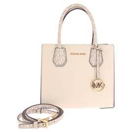 Michael Kors-Michael Kors Leather 2way Bag-Brown,Beige