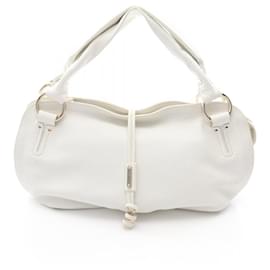 Céline Celine Bittersweet Lederhandtasche Weiß