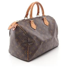 Louis Vuitton-Sac à main Louis Vuitton Speedy 30 Monogram-Marron