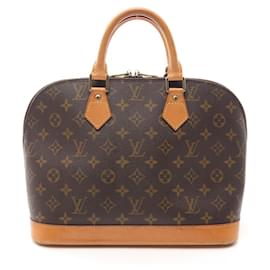 Louis Vuitton-Louis Vuitton Alma PM Monogram Handbag-Brown
