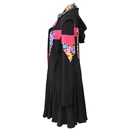 Stella Mc Cartney-Stella McCartney Monica Dress In Black Silk-Black