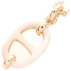 Hermès-Hermes Chaine d'Ancre Mini Maillon Necklace-Golden,Metallic