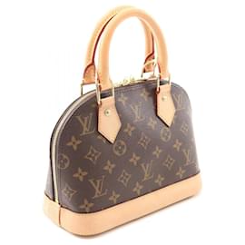 Louis Vuitton-Sac à main Monogram Alma BB Louis Vuitton-Métallisé,Bronze