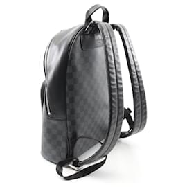 Louis Vuitton-Sac à dos Louis Vuitton Josh Damier Graphite en toile enduite-Noir