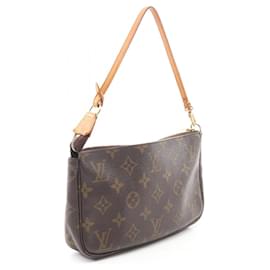 Louis Vuitton-Sac à main Pochette Accessoires Monogram Louis Vuitton-Marron