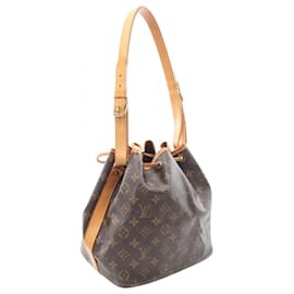 Louis Vuitton-Louis Vuitton Petit Noe Monogram Shoulder Bag-Brown