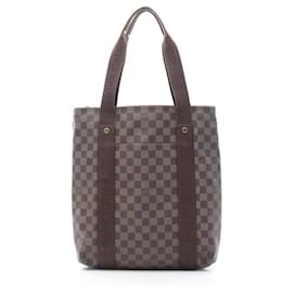 Louis Vuitton-Sac tote Damier Ébène Cabas Beaubourg Louis Vuitton-Marron