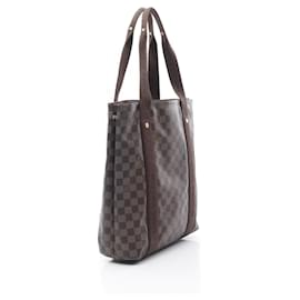 Louis Vuitton-Sac tote Damier Ébène Cabas Beaubourg Louis Vuitton-Marron