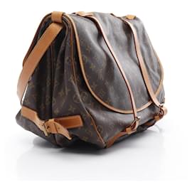 Louis Vuitton-Sac à épaule Saumur 43 Monogram Louis Vuitton-Marron