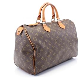 Louis Vuitton-Sac à main Louis Vuitton Speedy 35 Monogram-Marron