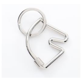 Hermès-Porte-clés en métal Hermes Cheval-Argenté,Métallisé