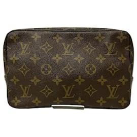 Louis Vuitton-Trousse de toilette Monogram Louis Vuitton-Marron