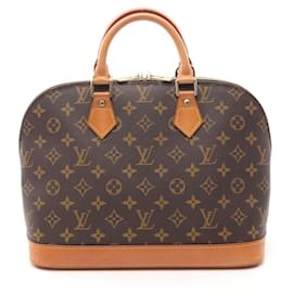 Louis Vuitton-Louis Vuitton Alma PM Monogram Handbag-Brown